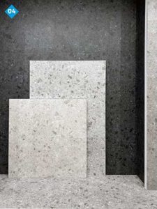 Keramische ceppo di gres in verschillende tinten grijs. Zowel voor vloer, wand als terras tegels.