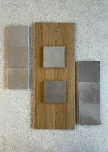 Kleine tegels 10x10cm van Marazzi in outlet bij Top Tegel 04 in West Vlaanderen. Kom langs voor meer aanbiedingen en promoties in keramische zelliges.