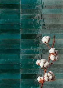 Outlet en stockverkoop in rechthoekige keramische zelliges marazzi lume petrol blauw
