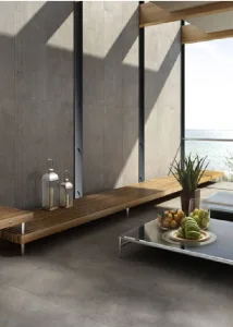 Stockverkoop in donker grijze vloer tegels 45x90