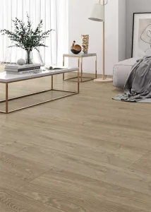 Goedkope licht beige keramische parkettegels mykonos baku roble 20x120x1cm.