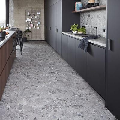 Click Vinyl tegels van Berry Alloc in ceppo look. 