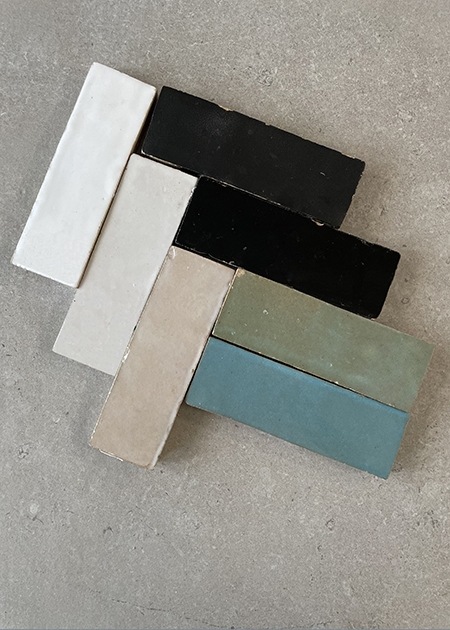 Bejamat zelliges 5x15cm in verschillende kleuren 