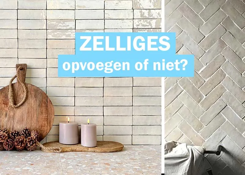 Hier lees je of je handgemaakte Marokkaanse zelliges moet opvoegen of niet.