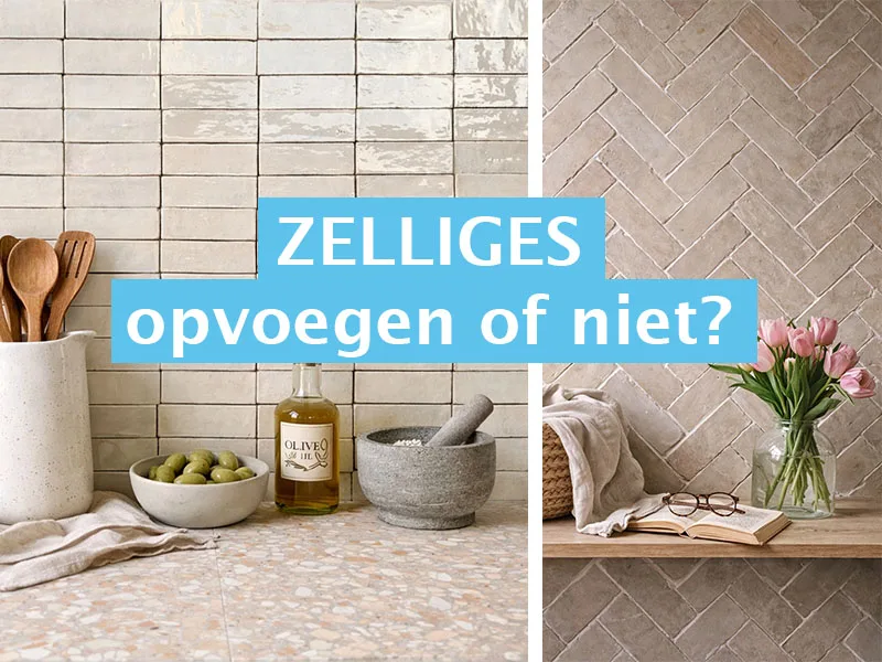 Hier lees je of je handgemaakte Marokkaanse zelliges moet opvoegen of niet.