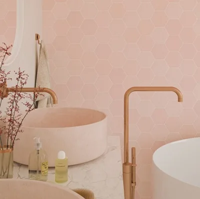 Zeshoekige of hexagon wandtegels voor je keuken, toilet of badkamer te koop bij Top Tegel 04 in West Vlaanderen