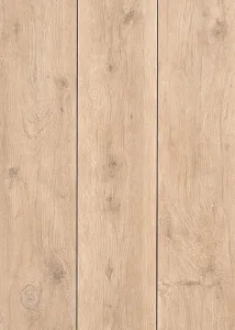 Te koop in onze outlet voor keramische terrastegels: Warm beige keramische houtlooktegels 30x120